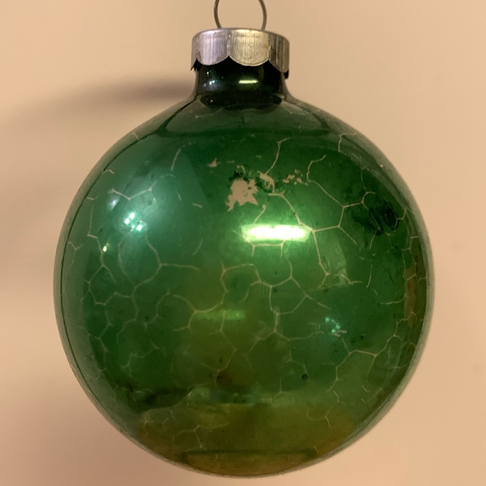 Shiny Brite Vintage Christmas Ornament - Glass